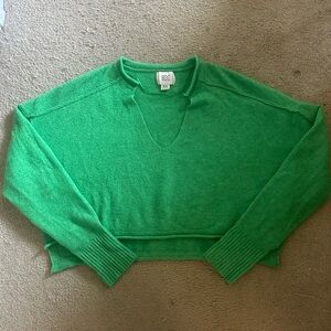 Urban Outfitters BDG green cropped sweater